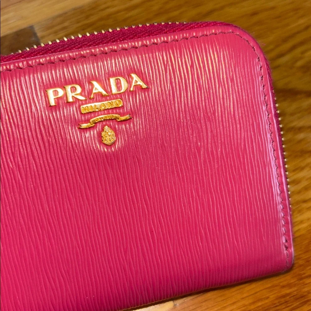 Prada Leather Card Wallet
